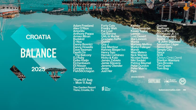 Croatia Launches Balance Festival: A New Deep-House Sanctuary by the Sea